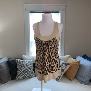 Small cheetah print tunic top